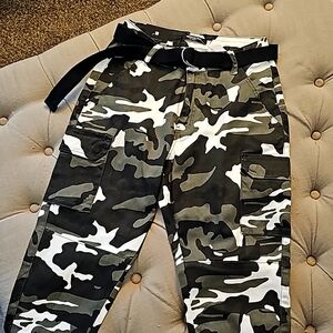 Camo Cargo Pants NWT